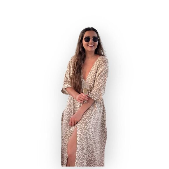Beige Maxi Dress - Picture 8 of 14